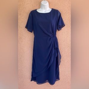 Navy blue cocktail dress